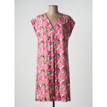 BETTY & CO - Robe mi-longue rose en viscose pour femme - Taille 40 - Modz