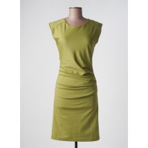 KAFFE - Robe mi-longue vert en polyester - Femme - Taille 40 - Modz