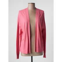 BETTY & CO - Gilet manches longues rose en coton - Femme - Taille 40 - Modz