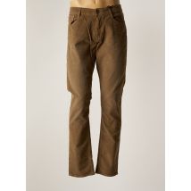 REDMAN - Pantalon droit marron en coton - Homme - Taille 38 - Modz