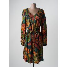 GEISHA - Robe mi-longue vert en viscose - Femme - Taille 40 - Modz