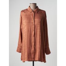 NEKANE - Tunique manches longues marron en viscose - Femme - Taille 40 - Modz