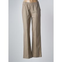 GEISHA - Pantalon droit beige en polyester - Femme - Taille 34 - Modz