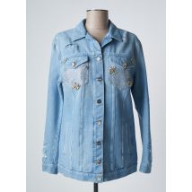 MARANI - Veste en jean bleu en coton - Femme - Taille 40 - Modz