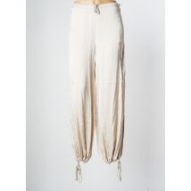 TRICOT CHIC - Pantalon droit beige en viscose - Femme - Taille 38 - Modz
