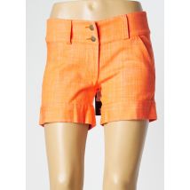 TRICOT CHIC - Short orange en coton - Femme - Taille 34 - Modz