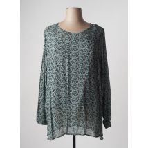 MARINA RINALDI - Tunique manches longues bleu en viscose - Femme - Taille 58 - Modz