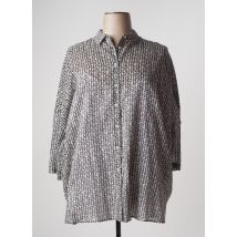 MARINA RINALDI - Chemisier noir en coton - Femme - Taille 52 - Modz
