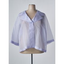 PERSONA BY MARINA RINALDI - Veste chic violet en soie - Femme - Taille 44 - Modz