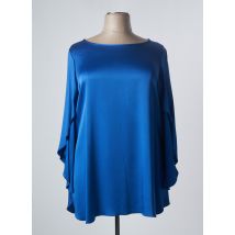 MARINA RINALDI - Top bleu en acetate - Femme - Taille 54 - Modz
