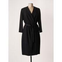 MARINA RINALDI - Robe mi-longue noir en acetate - Femme - Taille 46 - Modz