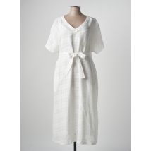 VOYAGE BY MARINA RINALDI - Robe longue blanc en lin - Femme - Taille 42 - Modz