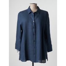 VOYAGE BY MARINA RINALDI - Chemisier bleu en lin - Femme - Taille 44 - Modz