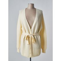 MARINA SPORT - Gilet manches longues beige en coton - Femme - Taille 42 - Modz