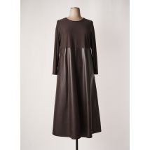 MARINA SPORT - Robe longue marron en polyester - Femme - Taille 46 - Modz