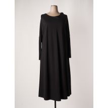 MARINA RINALDI - Robe longue noir en viscose - Femme - Taille 46 - Modz
