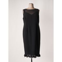 MARINA RINALDI - Robe mi-longue noir en acetate - Femme - Taille 50 - Modz