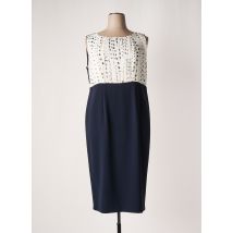 MARINA RINALDI - Robe mi-longue bleu en acetate - Femme - Taille 50 - Modz