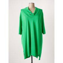 MARINA RINALDI - Pull vert en coton - Femme - Taille 54 - Modz