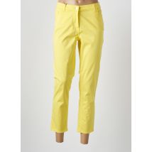 PERSONA BY MARINA RINALDI - Pantalon 7/8 jaune en coton - Femme - Taille 44 - Modz