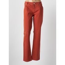 MARINA SPORT - Pantalon slim orange en coton - Femme - Taille 48 - Modz