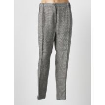 MARINA RINALDI - Pantalon slim noir en lin - Femme - Taille 48 - Modz