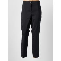 MARINA RINALDI - Pantalon slim noir en coton - Femme - Taille 44 - Modz