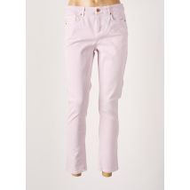 MARINA RINALDI - Pantalon 7/8 violet en coton pour femme - Taille 44 - Modz