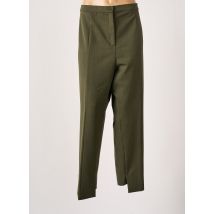 MARINA RINALDI - Pantalon chino vert en polyester - Femme - Taille 48 - Modz