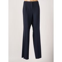 MARINA RINALDI - Pantalon droit bleu en laine vierge - Femme - Taille 44 - Modz