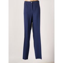 VOYAGE BY MARINA RINALDI - Pantalon droit bleu en laine vierge - Femme - Taille 44 - Modz