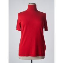 MARINA SPORT - Pull col roulé rouge en viscose - Femme - Taille 38 - Modz