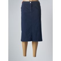 MARINA SPORT - Jupe mi-longue bleu en coton - Femme - Taille 60 - Modz