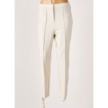 MARINA RINALDI - Pantalon slim beige en nylon - Femme - Taille 46 - Modz