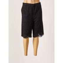 MARINA RINALDI - Bermuda noir en coton - Femme - Taille 44 - Modz