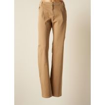 MARINA SPORT - Pantalon slim beige en coton - Femme - Taille 54 - Modz