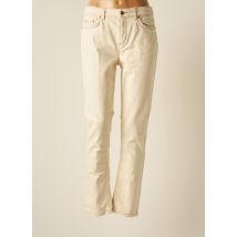 MARINA SPORT - Jeans coupe slim beige en coton - Femme - Taille 46 - Modz