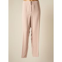 MARINA RINALDI - Pantalon slim beige en polyester - Femme - Taille 46 - Modz