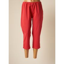 MARINA SPORT - Pantacourt rouge en coton - Femme - Taille 46 - Modz