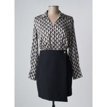 ARTIGLI - Robe courte noir en polyester - Femme - Taille 40 - Modz