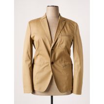 HUGO BOSS - Blazer beige en coton - Femme - Taille 46 - Modz