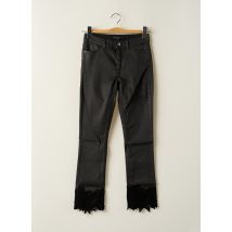 MARC CAIN - Pantalon 7/8 noir en coton - Femme - Taille 36 - Modz