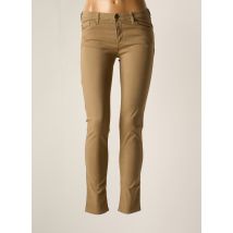 EMPORIO ARMANI - Pantalon slim marron en coton - Femme - Taille W27 - Modz