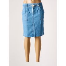 STREET ONE - Jupe mi-longue bleu en lyocell - Femme - Taille 38 - Modz