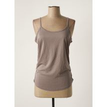 NÜ - T-shirt gris en modal - Femme - Taille 42 - Modz