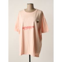 NEWTONE - T-shirt rose en coton - Femme - Taille 40 - Modz