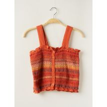 STELLA MCCARTNEY - Top orange en coton - Fille - Taille TU - Modz