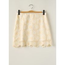 PLEASE - Jupe courte beige en polyester - Fille - Taille TU - Modz