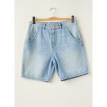 LEON & HARPER - Bermuda bleu en coton - Femme - Taille 40 - Modz