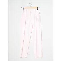BELLEROSE - Pantalon chino rose en lyocell - Femme - Taille 36 - Modz